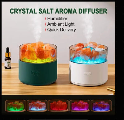 Humidificateur à brume fraîche et diffuseur de sel de cristal MagnaPure